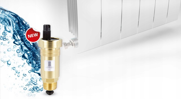Automatyczny odpowietrznik AFRISO PrimoVent z systemem Aquastop