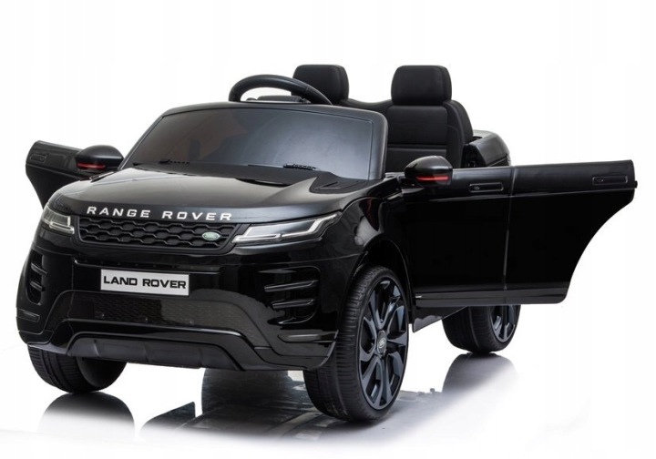 Авто на акумуляторі Range Rover Evoque Пульт LED Чорний — фото 6