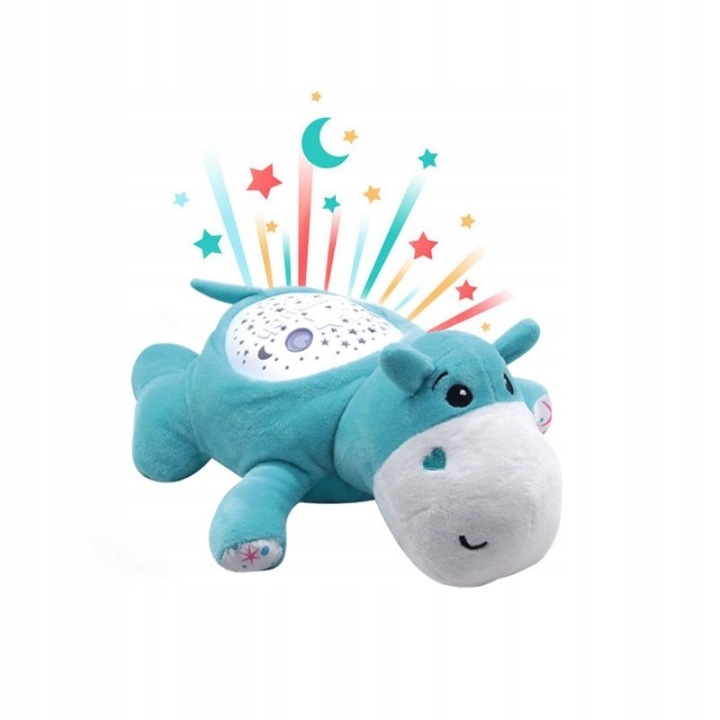 М'яка іграшка Проектор 2 в 1 Іграшка для сну Бегемот WOOPIE BABY Іграшка для Сну — фото 4