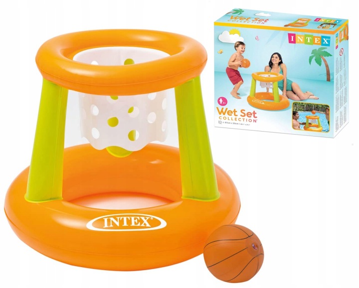 Надувний кошик + м'яч басейн баскетбол INTEX 58504 — фото 6