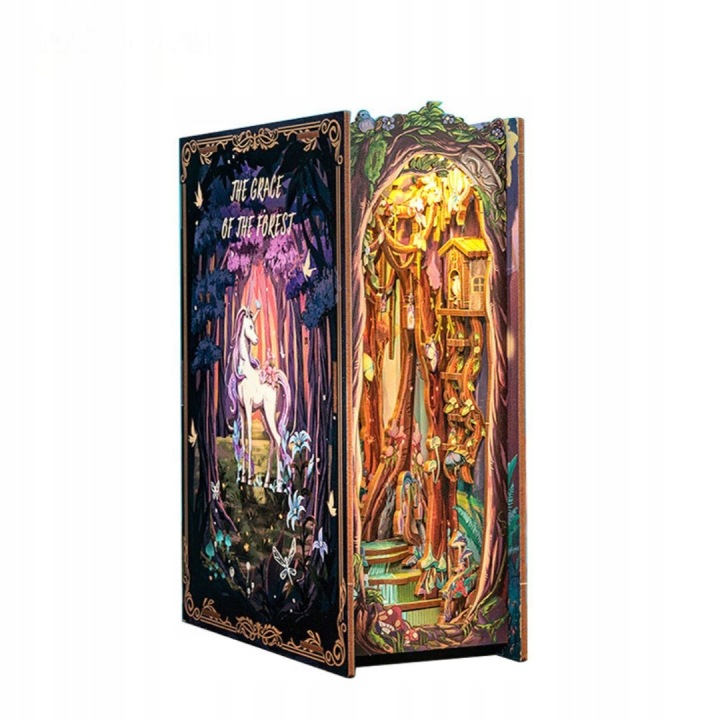 Book nook DIY CuteBee Grace of the Forest LED 89 ел. — фото 12