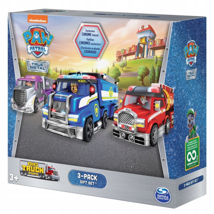 Psi Patrol 3 шт. велика машина SKYE CHASE MARSHALL вантажівка транспортний засіб BIG TRUCK — фото 6