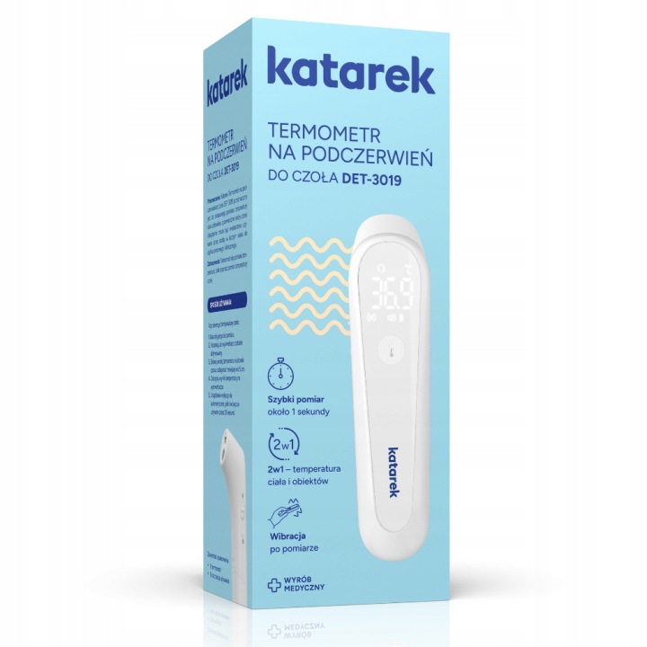 Katarek DET-3019 термометр інфрачервоний для чола 1 шт. — фото 3
