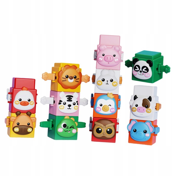 12 шт. Для складання Toys Набір Для складання Кубики Learning Toys Пазли Game Сенсорний