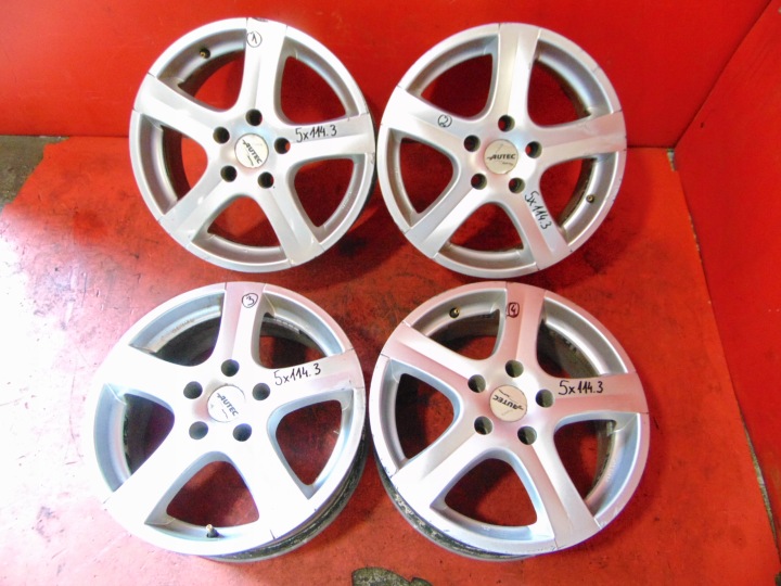 RENAULT MAZDA TOYOTA NISSAN disky hlinikove 16'' AUTEC 5x114.3 7J ET38