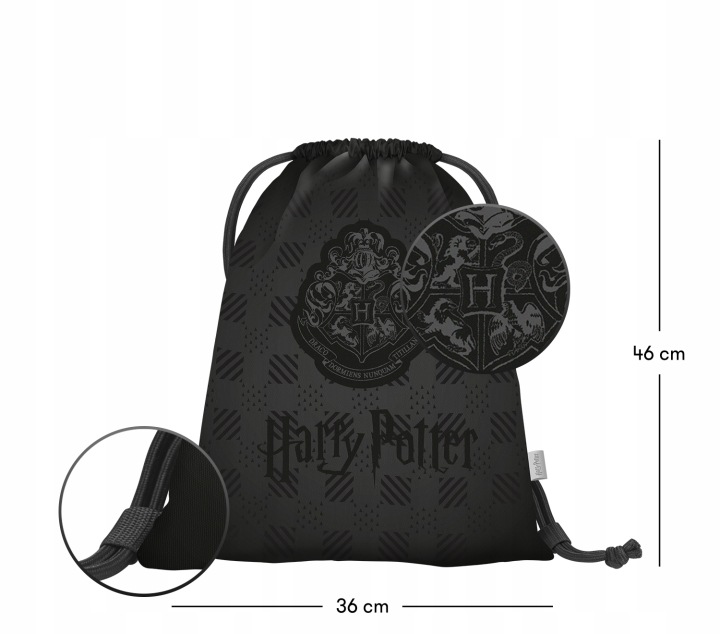 Рюкзак шкільний BAAGL CORE - Harry Potter Гоґвортс чорний — фото 10