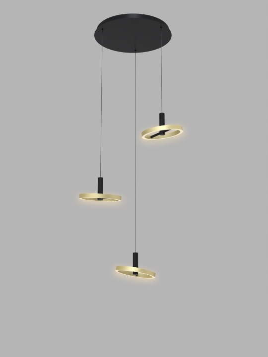Závěsná lampa Brest Trio – Elegantní design s možností stmívání