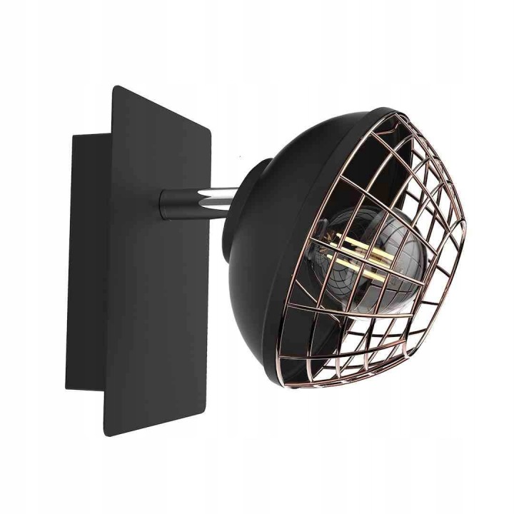Nástěnná lampa Milagro Logan ML4609 E14 40W kovová, černá, nastavitelná