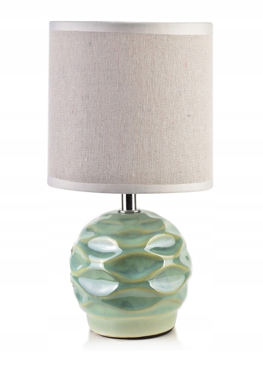 LAMPA STOŁOWA CERAMICZNA LAMPKA NOCNA DO SYPIALNI NA BIURKO BOHO 26 cm