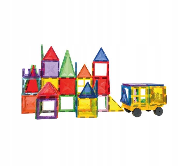 HAPPY KIDDO Магнітний конструктор 61 ел. 3D набір для будування +3 роки 85382 — фото 3