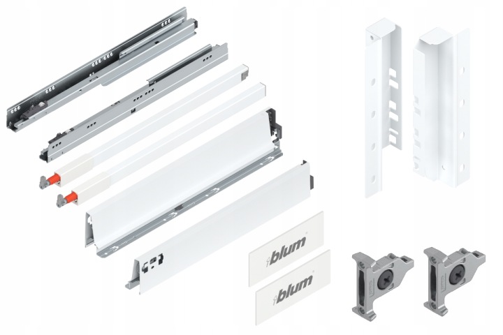 Blum Tandembox 550 Šuplík střední C bílá 65 kg