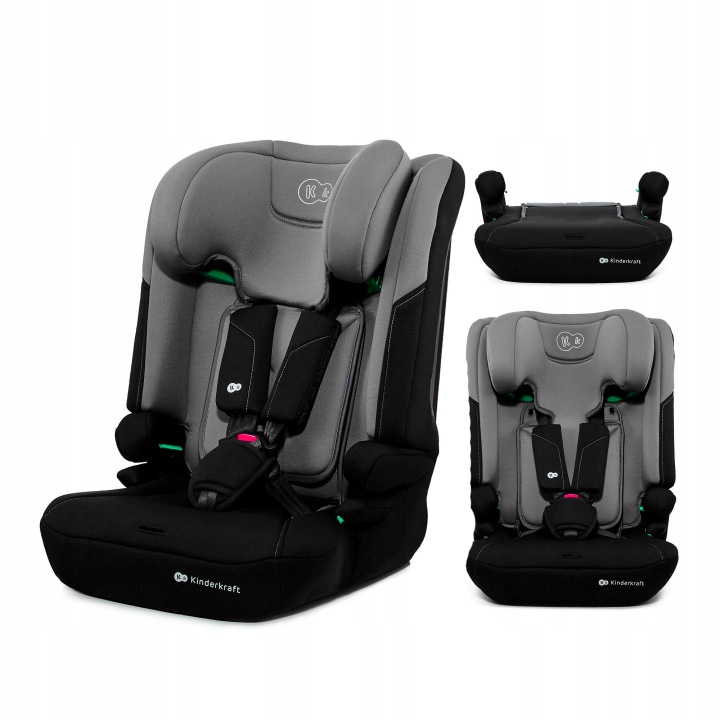 Автокрісло Kindekraft I-COMFY i-Size 2025 Темно-сірий