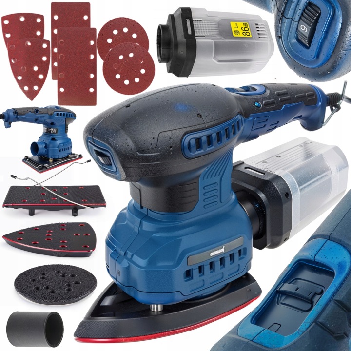 Excentrická oscilační bruska 3v1 125 mm, 1350 W Ondragon