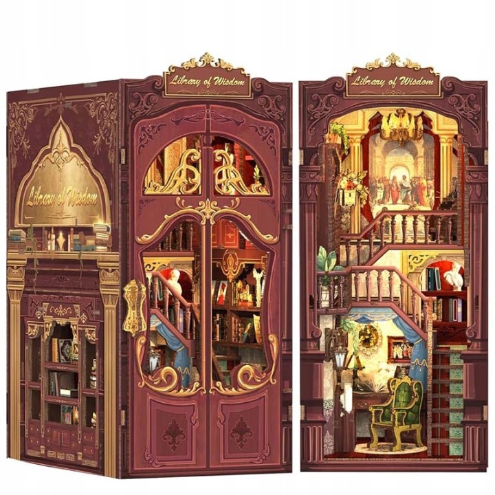 Book nook DIY CuteBee Library of Wisdom LED 281 ел.