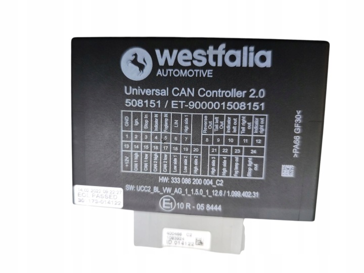 modul HAKA WESTFALIA CAN CONTROLLER 2.0 SKODA OCTAVIA III et-900001508151
