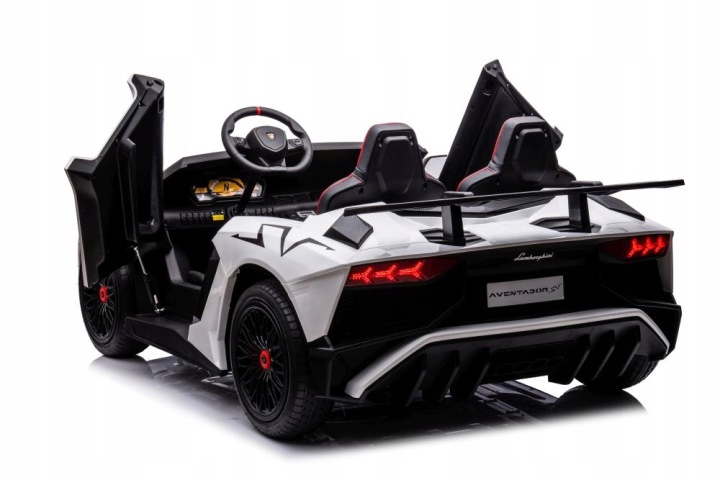 Велике авто на акумуляторі для 2 дітей LAMBORGHINI XXL 200 Вт 24 В безщітковий — фото 4