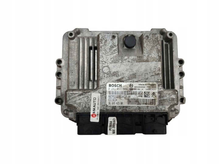 Computer Bedienteil DES MOTORS CITROEN C3 und 1.6 HDI 109KM 9660942380 0281011804