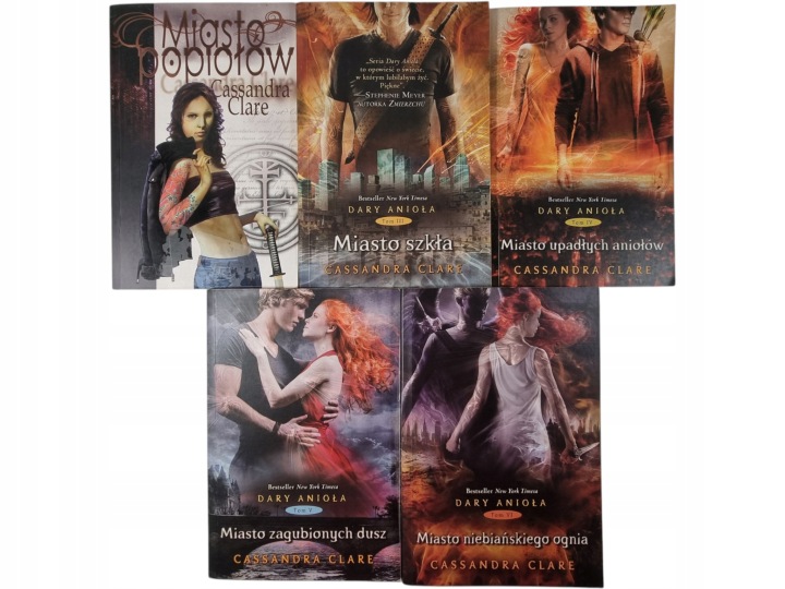 Zdjęcie egzemplarza: Dary Anioła Tomy 2-6 / Cassandra Clare zestaw książek