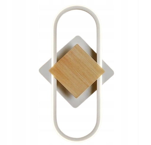 Bílá Nástěnná Lampa 14 W S Moderní Dekorací