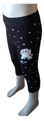 Legginsy dziecięce getry rybaczki czarne — zdjęcie 6