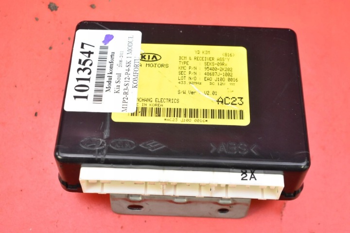 Bedienteil modul BCM 95400-2K202 KIA SOUL 1 und 1.6 CRDI 128 KM 08-11