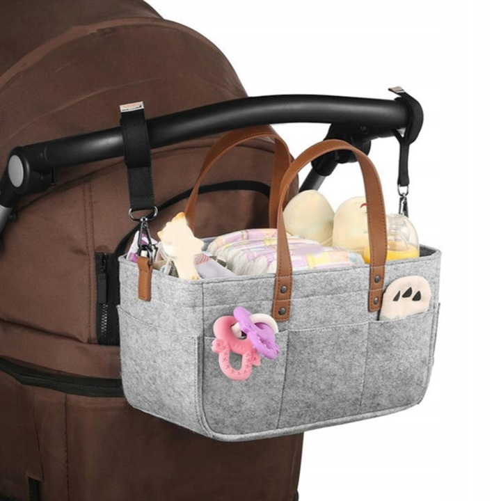 Storage Tote Bags Baby stuff Storage Світло-сірий — фото 10