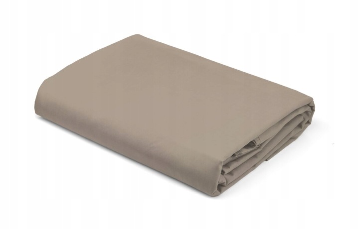 Prostěradlo Pure taupe béžové 220x200 s gumičkou, jemná bavlna