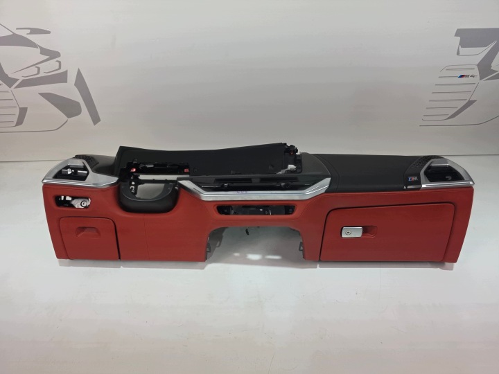 panneau d'instruments console HEAD-UP HUD BMW G09 SAKHIR ORANGE BLACK