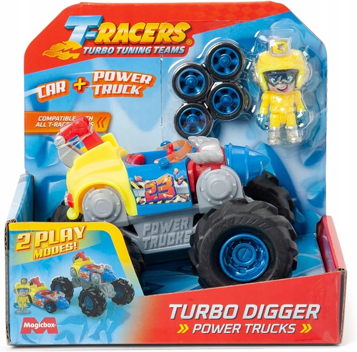 T-RACERS Power Trucks авто TURBO Екскаватор транспортний засіб — фото 5
