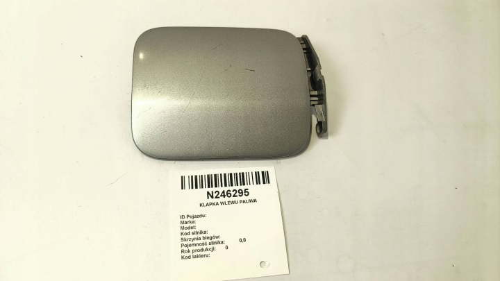 Üzemanyag-töltő fedél üzemanyag SREBRNA 1H0010092J AUDI S8 D2