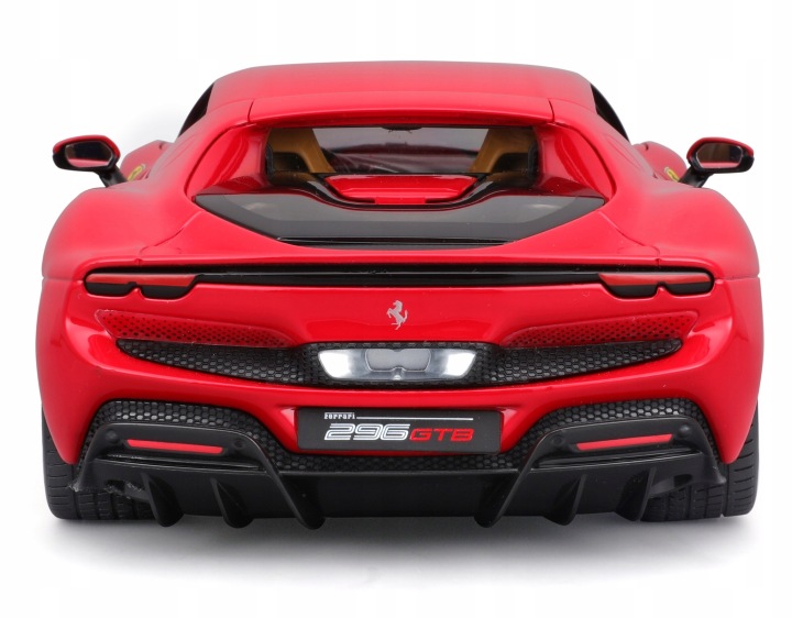 Bburago Ferrari 296 GTB 1:18 Bburago 18- 16018 червоний італійський автомобіль — фото 5
