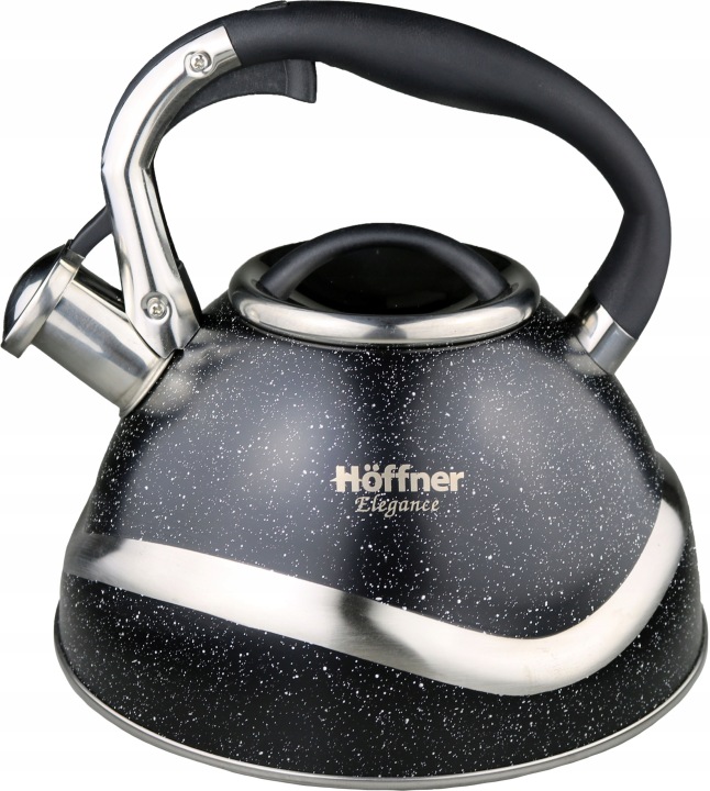 Indukční Konvice Hoffner Elegance Marble s pískacím mechanismem, plynová 3l