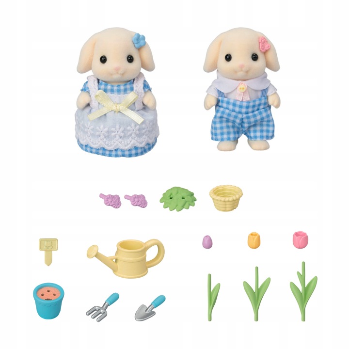 Sylvanian Families - Квітковий набір з фігурками Flora Rabbit - 5736 — фото 2