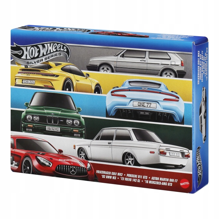 HOT WHEELS Набір 6 Машинок Silver Series Euro Style