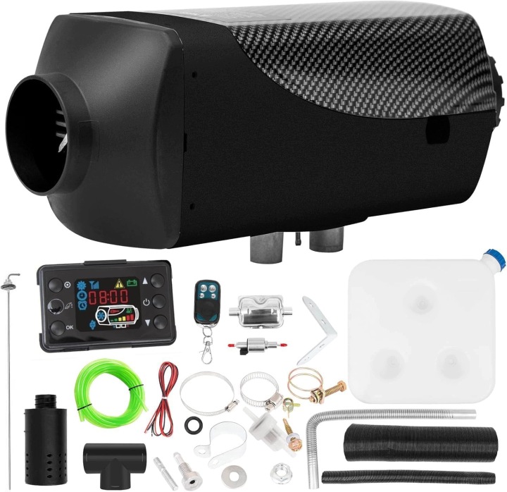 Naftové Topidlo Dieselový Ohřívač Vzduchu LCD Pilot 12V 8kW