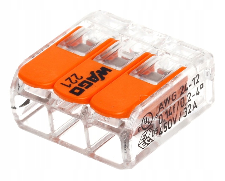 Elektrická Kostka WAGO-221-413*P50