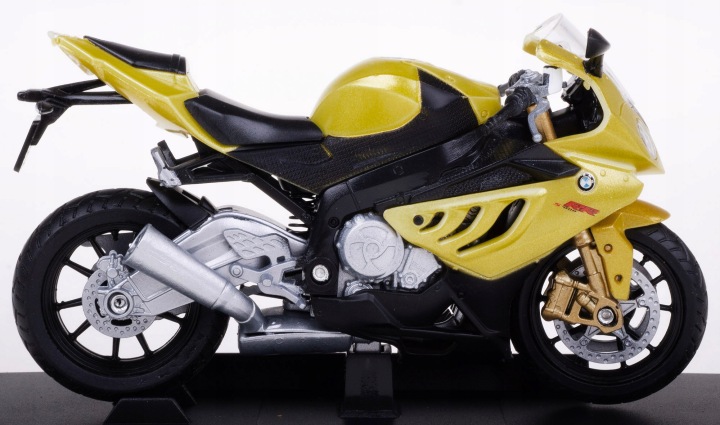 BMW S1000 RR модель WELLY мотоцикл гонщик 1:18 — фото 8