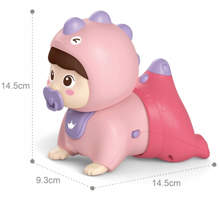 ZABAWKA BOBAS DO NAUKI RACZKOWANIA INTERAKTYWNY WĘDRUJĄCY MELODIE WOOPIE Materiał plastik