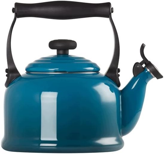 Le Creuset Smaltovaná Konvice 2,1 L Deep Teal Píšťalka Na Indukci