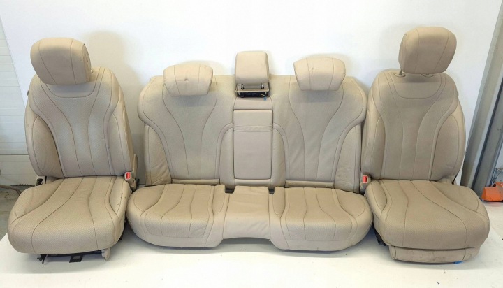 sedili Anteriore posteriore Destra sinistra MERCEDES S W222 LONG LANG LWB JASNA pelle, in pelle
