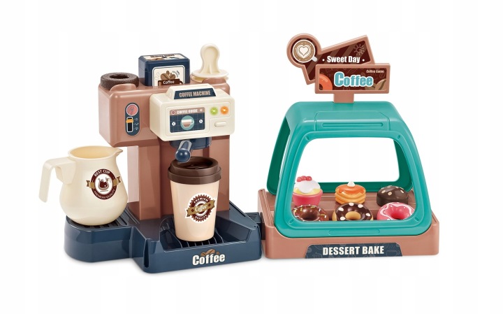 ZESTAW AGD EKSPRES DO KAWY ŚWIATŁO DŻWIĘK WOOPIE Materiał plastik