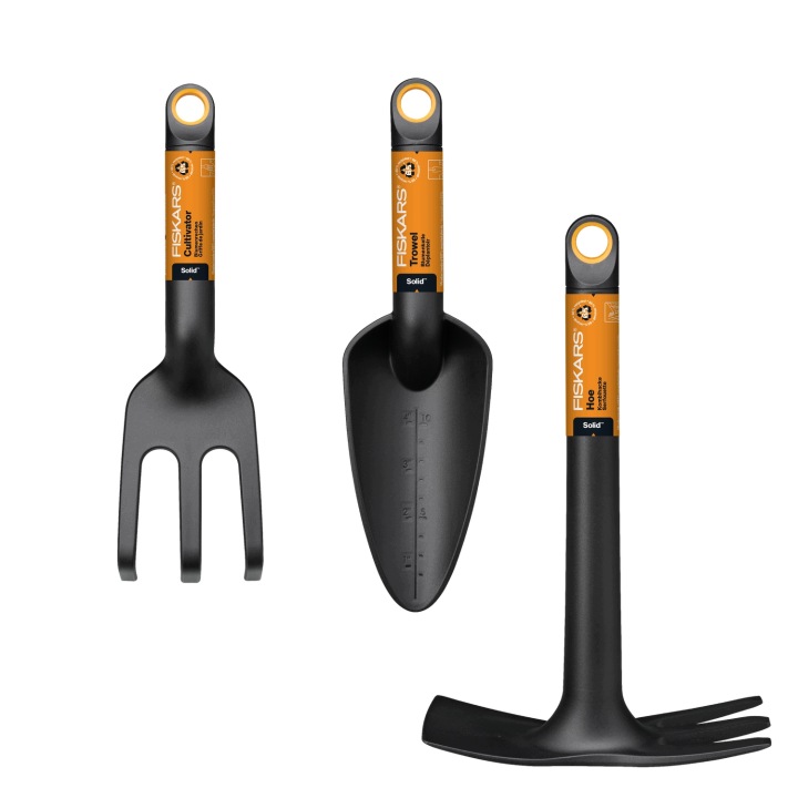 Fiskars Zahradní sada Ruční kultivátor Špachtle na zem Malá motyka