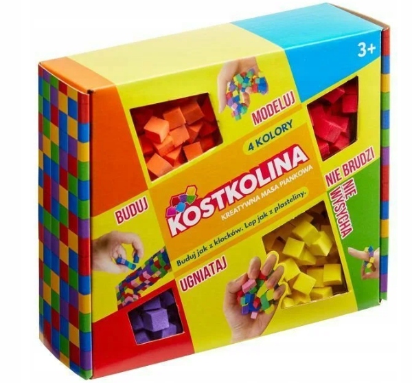 Маса для ліплення KOSTKOLINA 4 кольори Гомілкостопу Творчі для Гри для Дітей — фото 10
