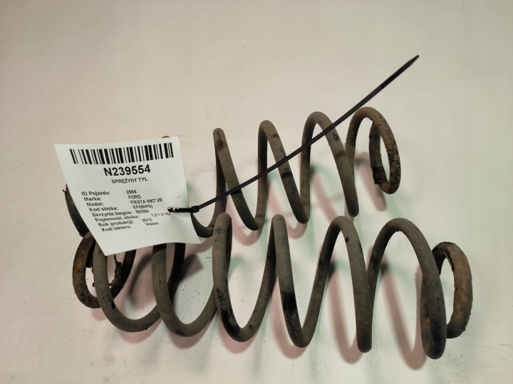 springs rear part FORD FIESTA MK7 VII 5D