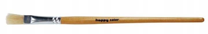Пензлики плоскі Happy Color