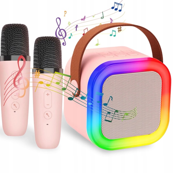 Портативна колонка Bluetooth караоке з мікрофоном Hi-Fi акумулятор