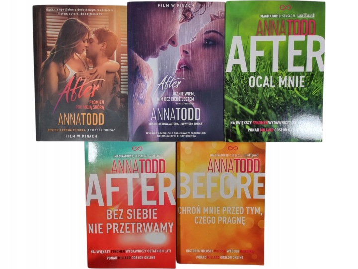 Zdjęcie egzemplarza: After Tomy 1-5 / Before / Anna Todd zestaw książek