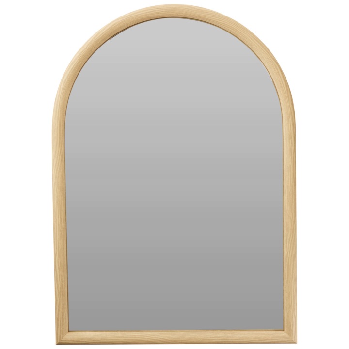Zrcadlo Dekorativní Závěsné Obloukové Přírodní 70X50 CM Do Obývacího Pokoje