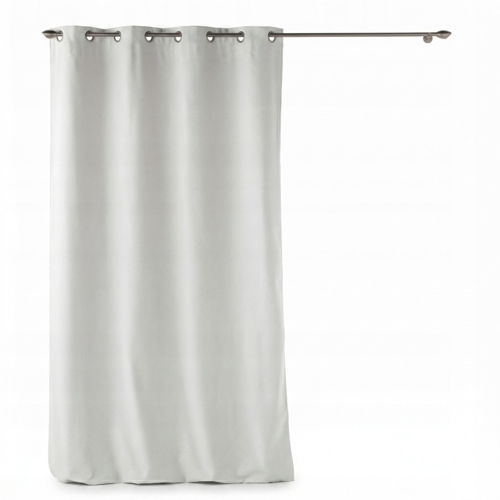 Závěs Na Průchodkách Polyester 140 X 260 CM Termizolátová Bílá