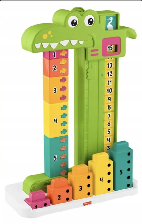 FISHER PRICE Алігатор Навчання лічбі іграшка розвивальна для дітей +3 роки — фото 2